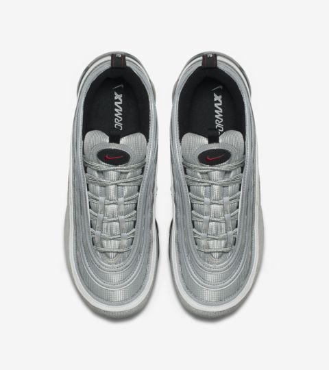 Nike Air Vapormax 97 Metallic Silver Varsity Red Release Date