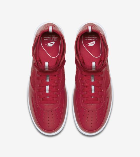 nike air force 1 mid gym red