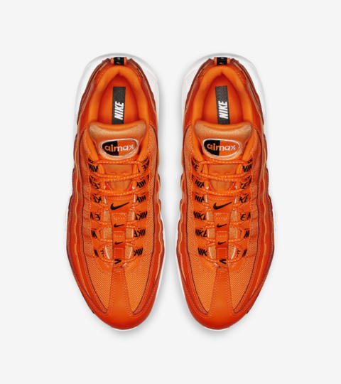 buty nike air max 95 premium overbranding total orange buty nike air max 95 premium overbranding total orange