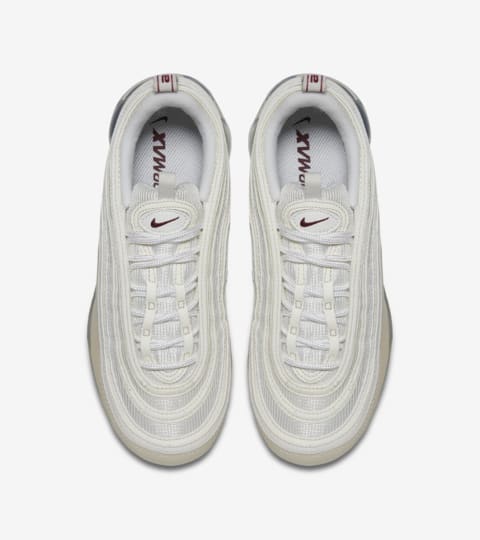 Nike Air VaporMax 97 Atmosphere Gray University Red Release