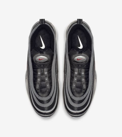 nike 97 silver black