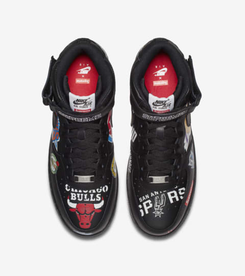 nike air force 1 supreme nba