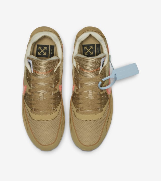 The Ten Air Max 90 Desert Ore Hyper Jade Bright Mango Release Date. Nike SNKRS