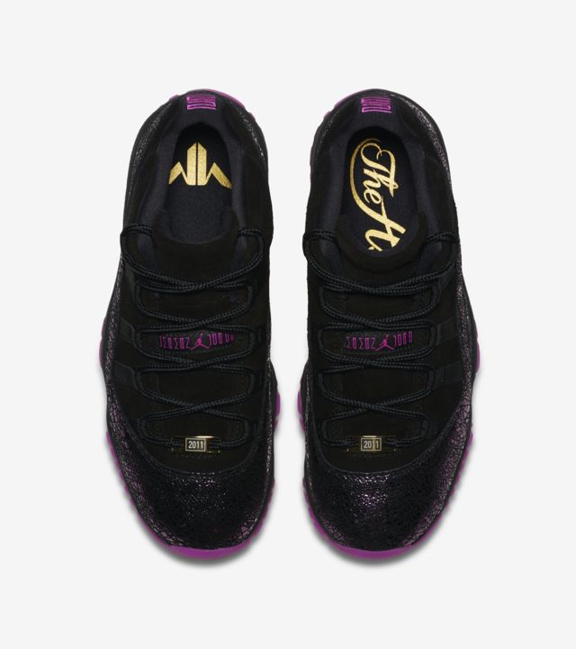 nike Air Jordan 11 Dames Zwart