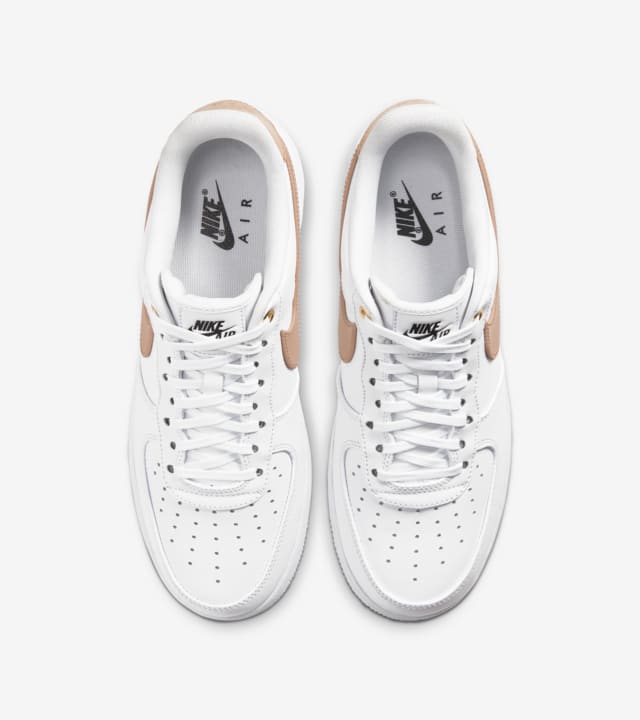 air force 1 tan and white