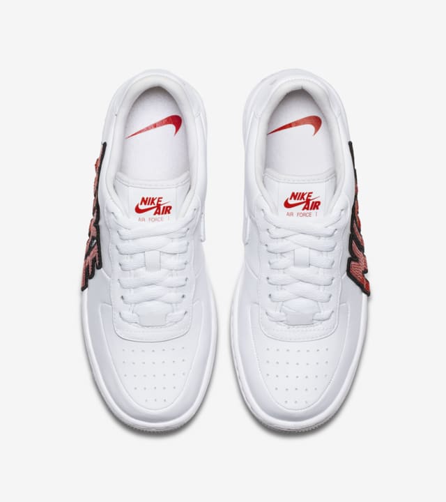 Nike Women's Air Force 1 Low Upstep 'White \u0026 Habanero Red' Release Date.  Nike SNKRS