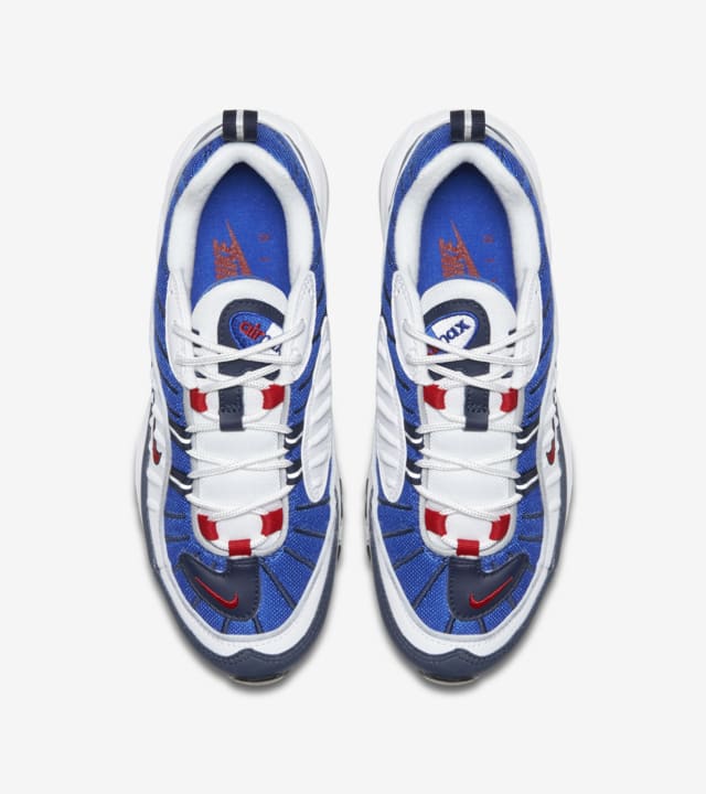air max 98 white university red obsidian