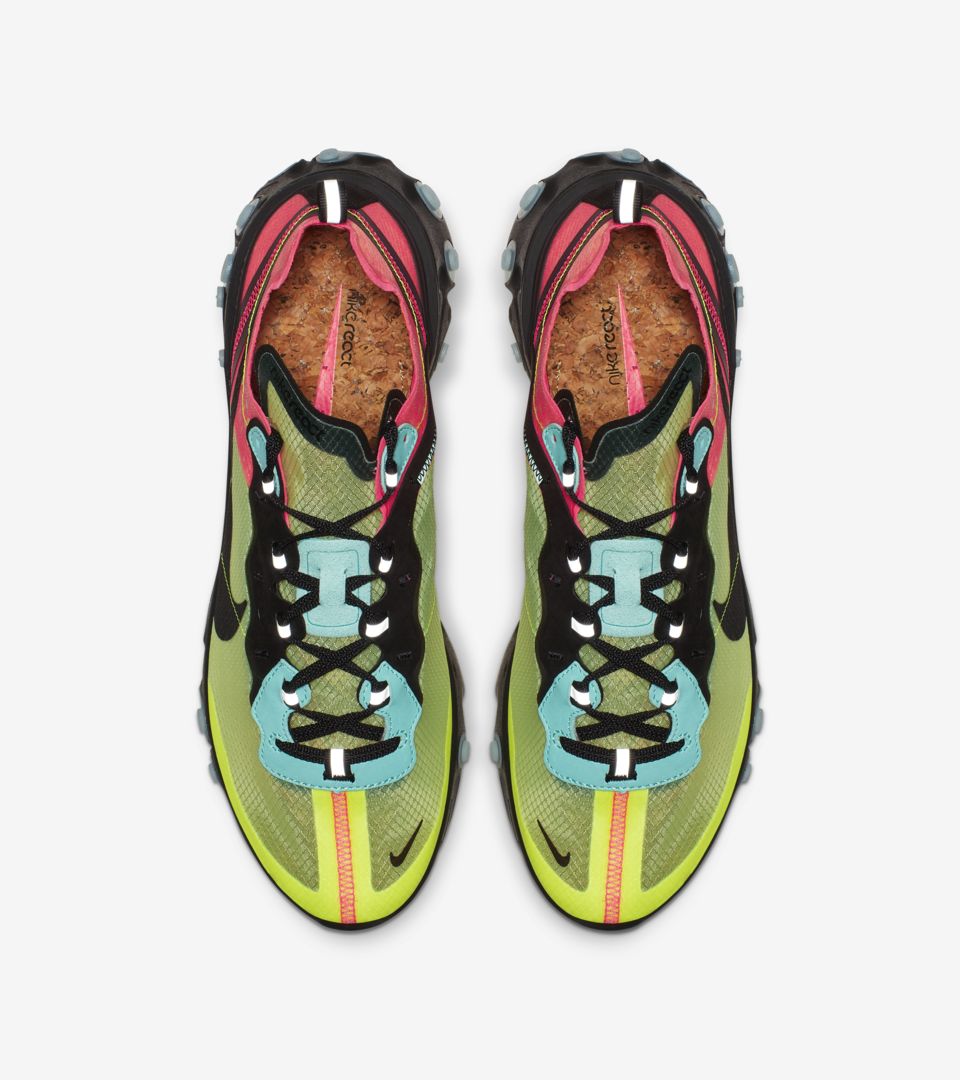 Nike React Element 87 'Volt & Racer Pink & Aurora' Release Date. Nike ...