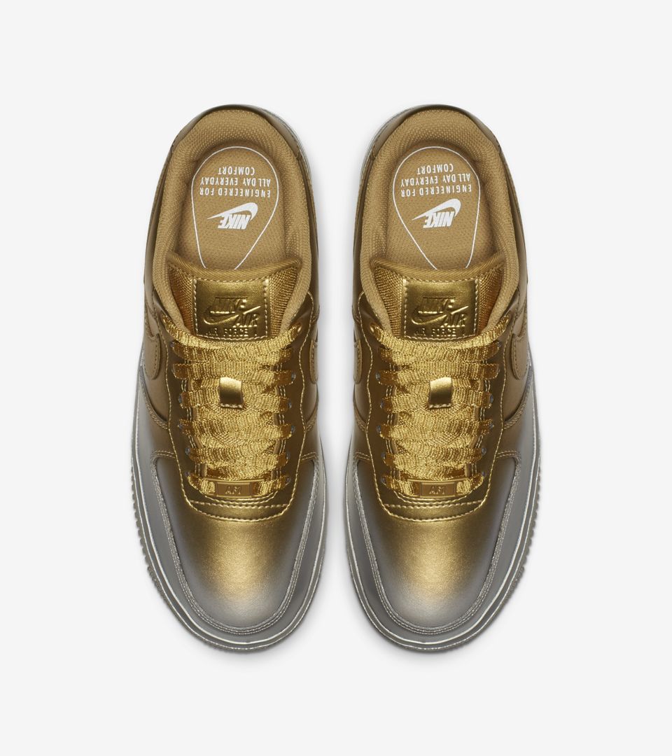 Women's Air Force 1 'Metallic Gold & Metallic Platinum' Release Date Women's Air Force 1 'Metallic Gold & Metallic Platinum' Release Date