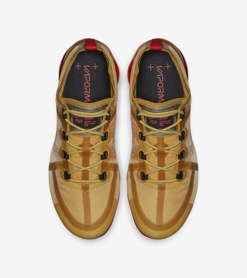 Nike Air Vapormax 2019 'Club Gold & Ember Glow' Release Date Nike Air Vapormax 2019 'Club Gold & Ember Glow' Release Date