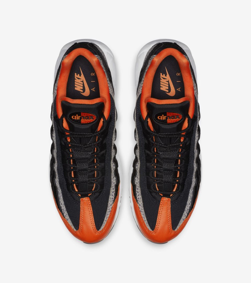 Nike Air Max 95 Safari 'Black & Granite & Safety Orange' Release Date Nike Air Max 95 Safari 'Black & Granite & Safety Orange' Release Date