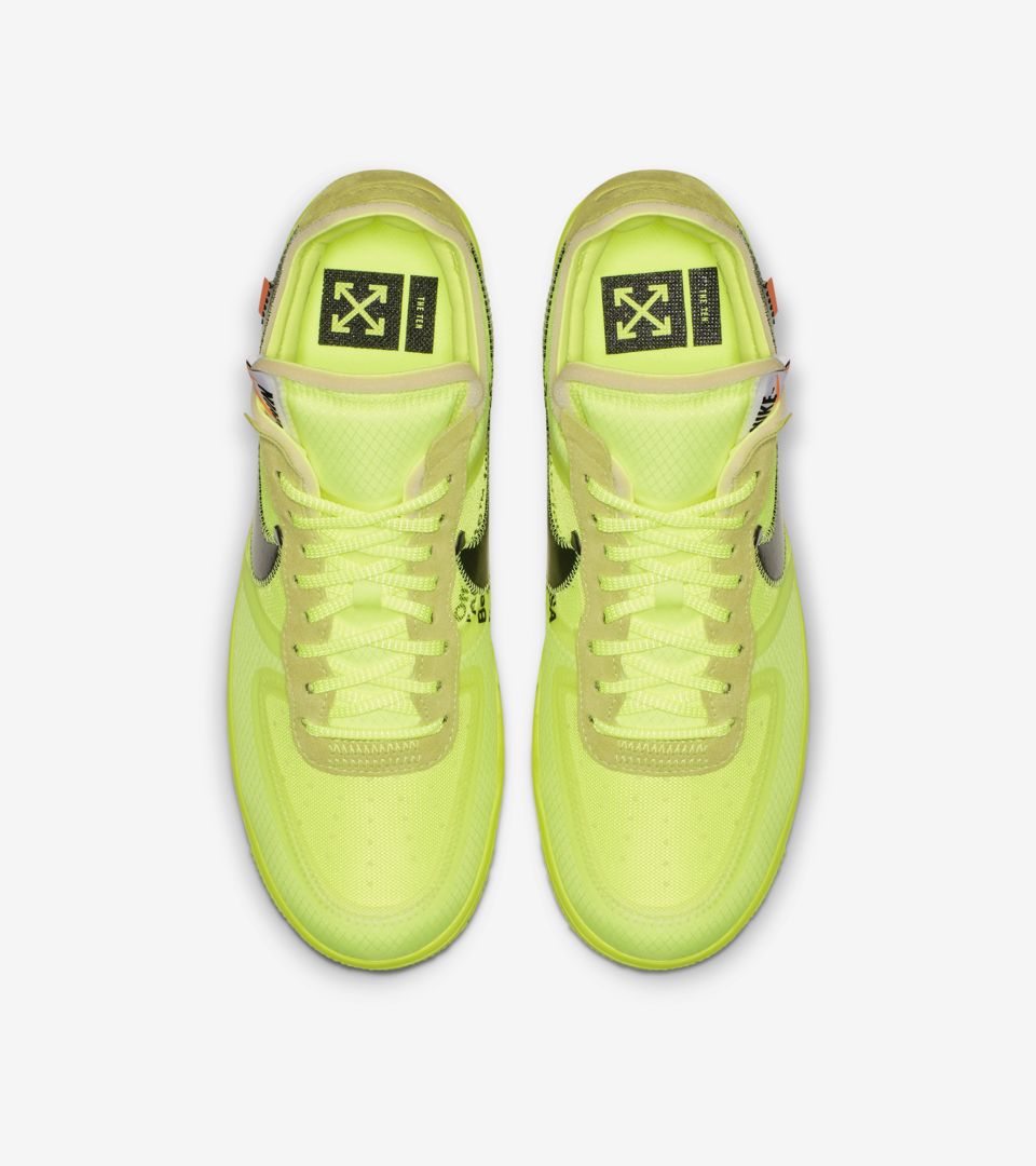 The Ten: Nike Air Force 1 Low 'Volt & Black & Hyper Jade' Release Date The Ten: Nike Air Force 1 Low 'Volt & Black & Hyper Jade' Release Date