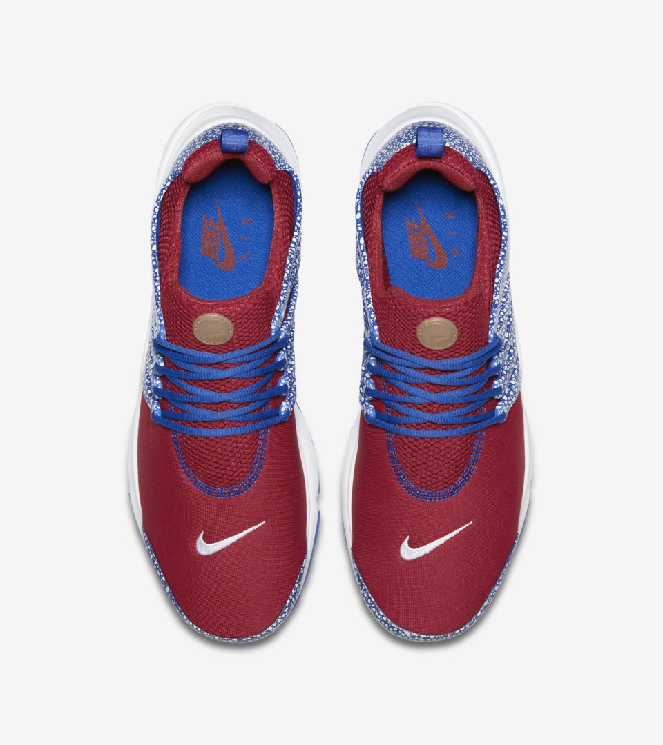 Nike Air Presto ‘Gym Red & Racer Blue’ Safari 2017. Nike⁠+ SNKRS