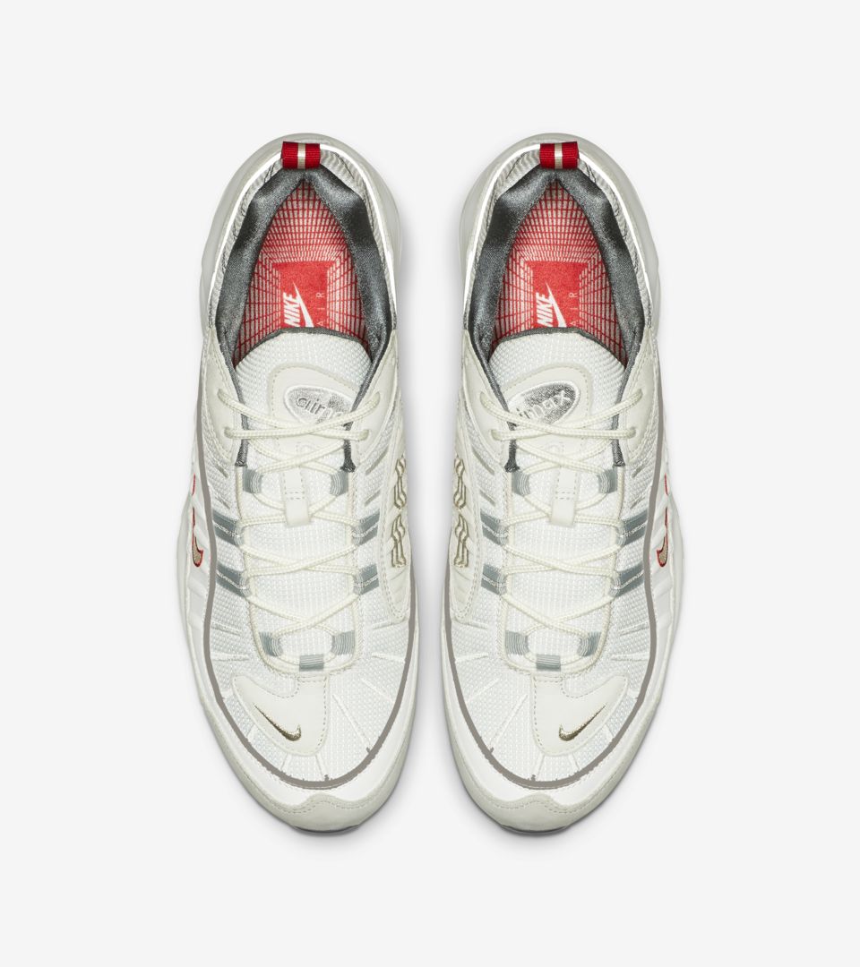 Nike Air Max 98 'Summit White & University Red & Racer Blue' Release Date Nike Air Max 98 'Summit White & University Red & Racer Blue' Release Date