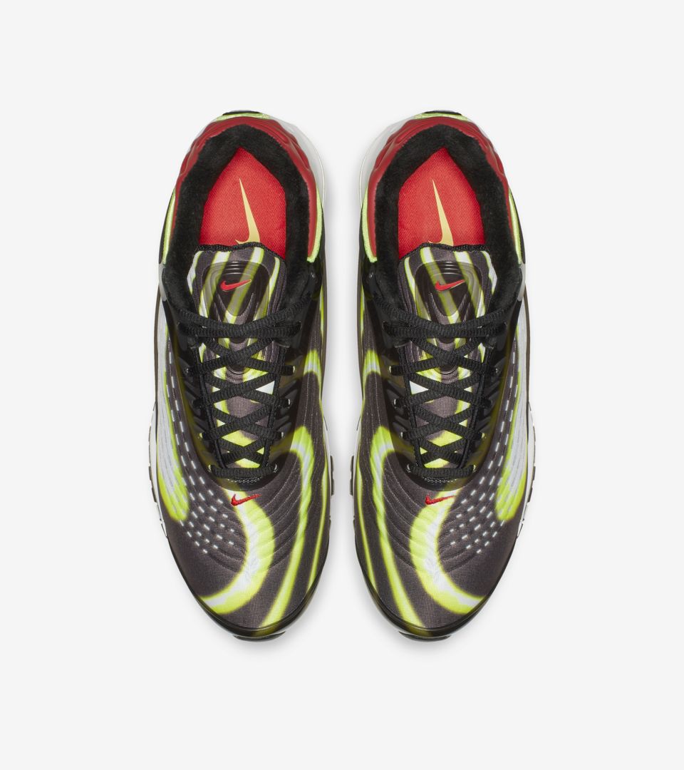 Nike Air Max Deluxe 'Black & Habanero Red & White & Volt' Release Date Nike Air Max Deluxe 'Black & Habanero Red & White & Volt' Release Date