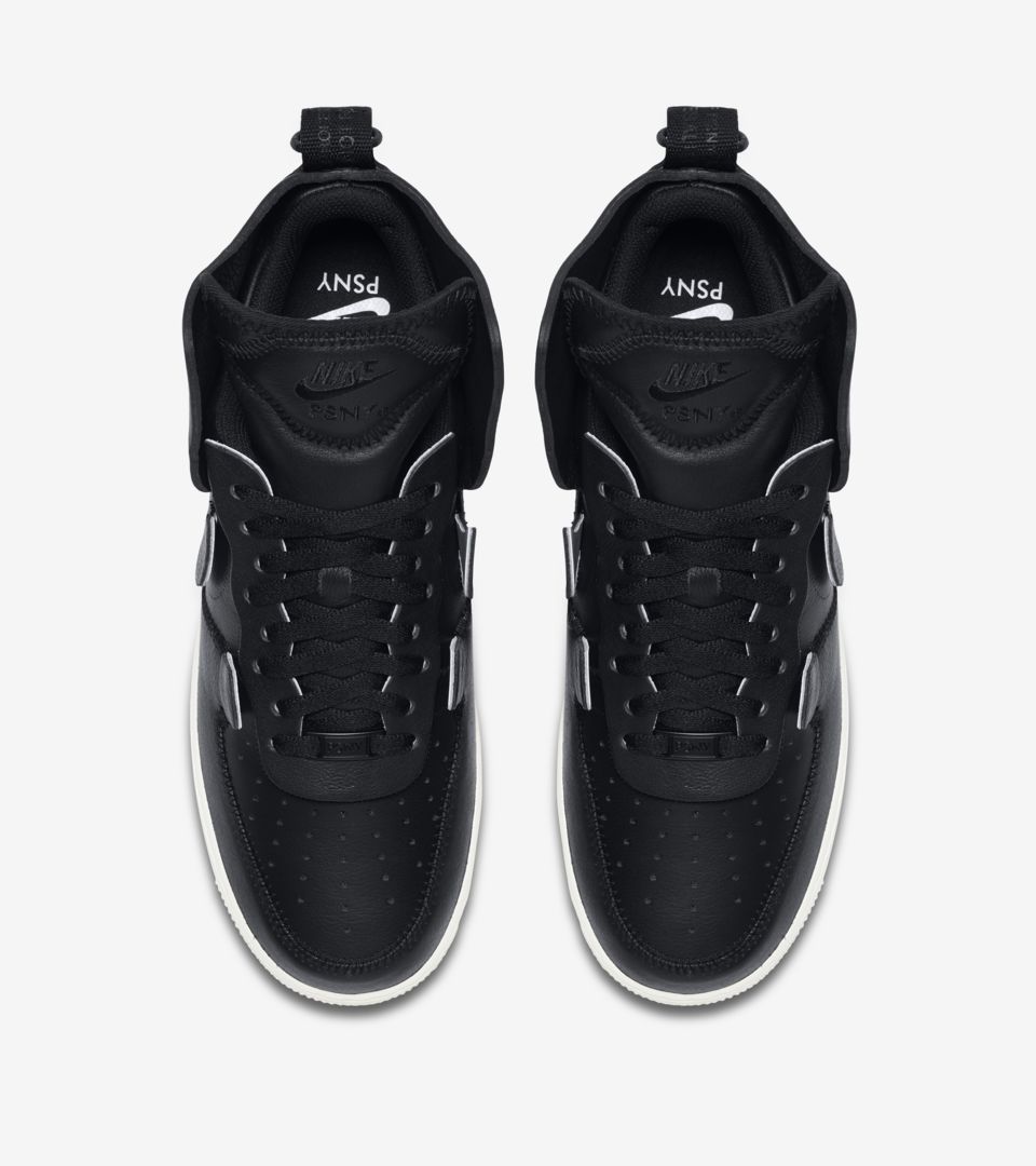 Nike Air Force 1 High PSNY 'Black' Release Date Nike Air Force 1 High PSNY 'Black' Release Date