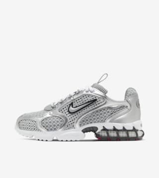 nike air zoom spiridon metallic silver