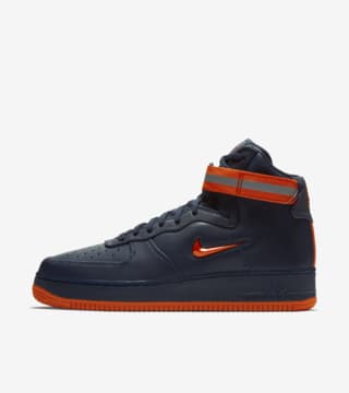 nike sf air force 1 mid obsidian metallic gold