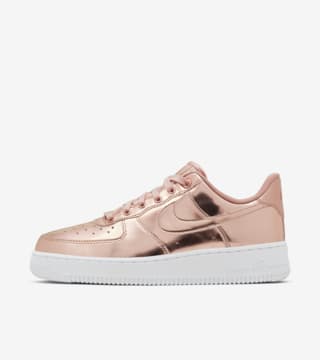 nike air force 1 metallic gold