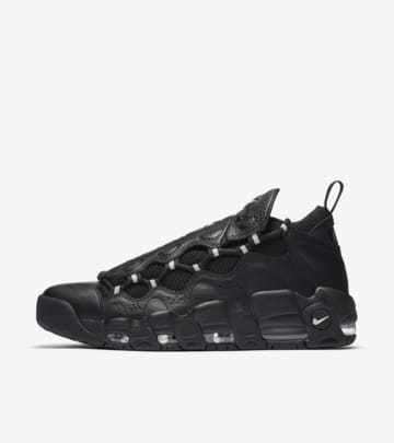 nike air more money wolf grey island green