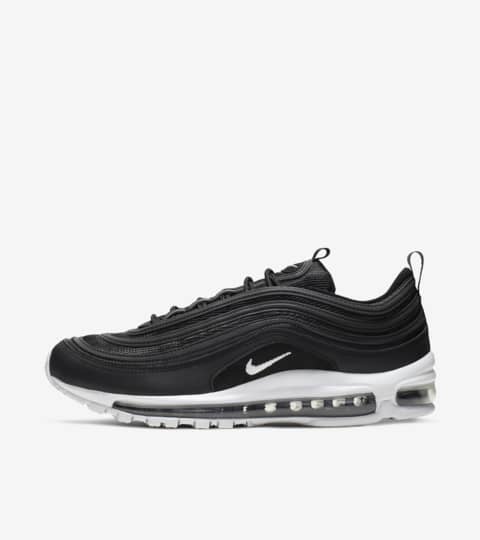 nike air max 97 black white