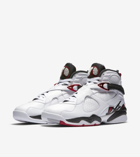 red and white jordan 8
