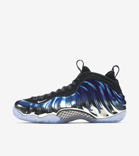 nike air foamposite Pro blue mirror