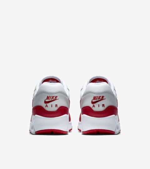 nike air max 90 red and white