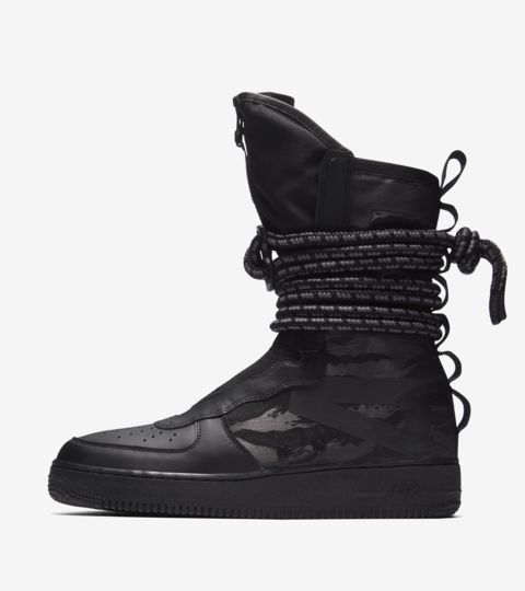 black af1 boots