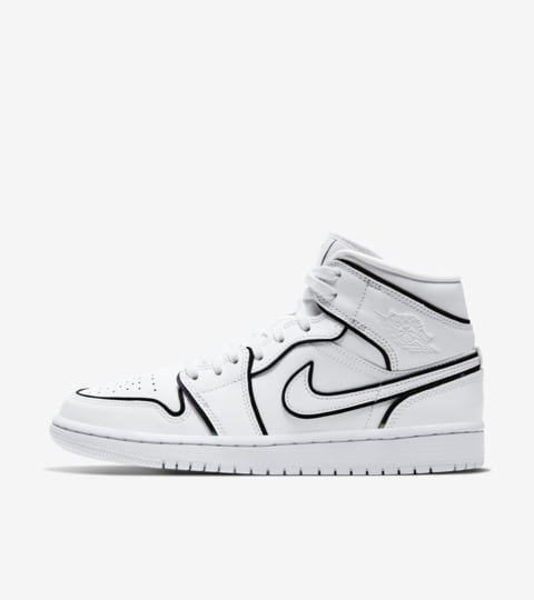 nike jordan 1 mid white