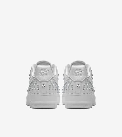 nike air force 1 star studded white