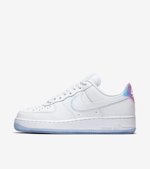 nike air force 1 white and blue womens