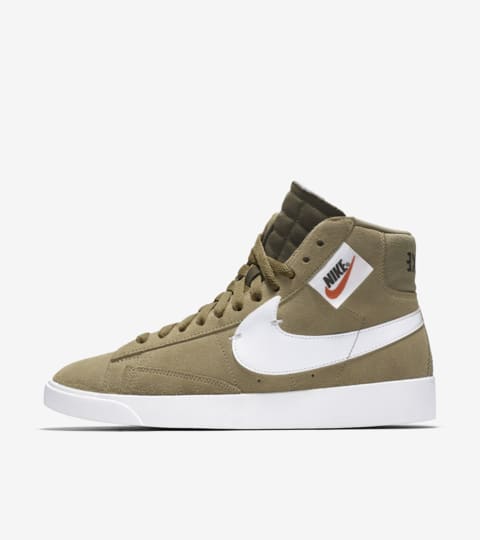 nike blazer mid rebel olive