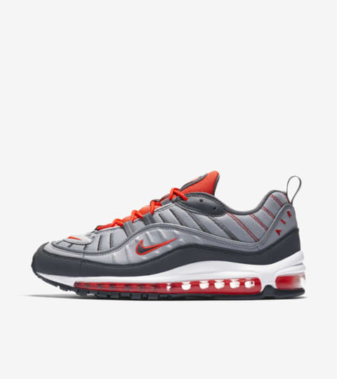 air max 98 orange grey