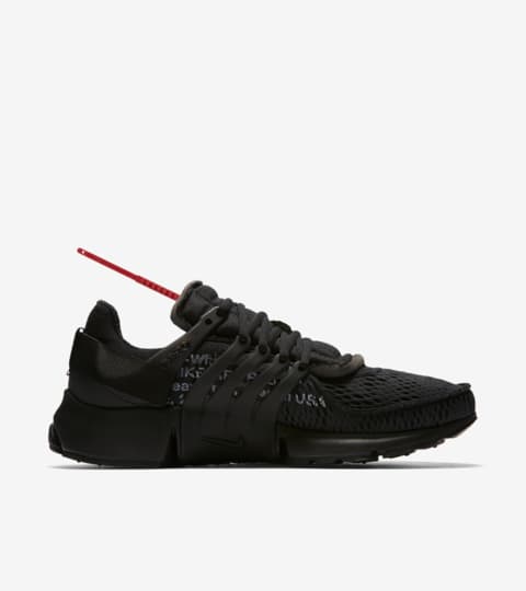 black nike off white presto