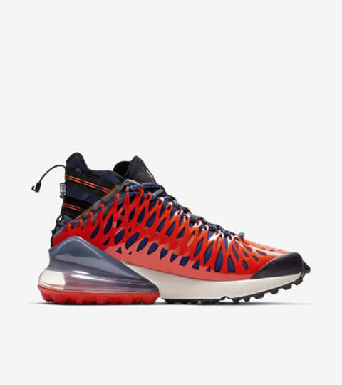 nike air max 270 ispa blue void & terra orange