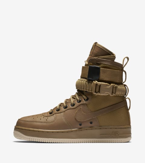 nike sf air force 1 high beige