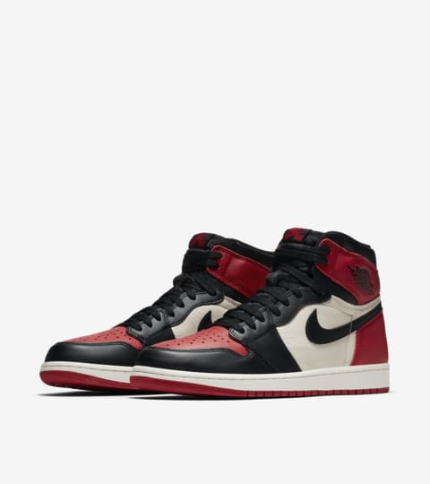 nike air jordan bred toe