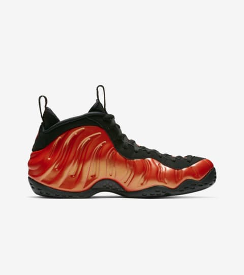 nike air foamposite one habanero red