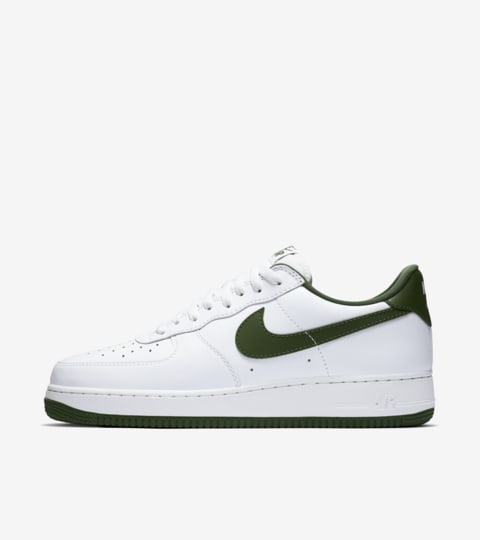 air force 1 white and green