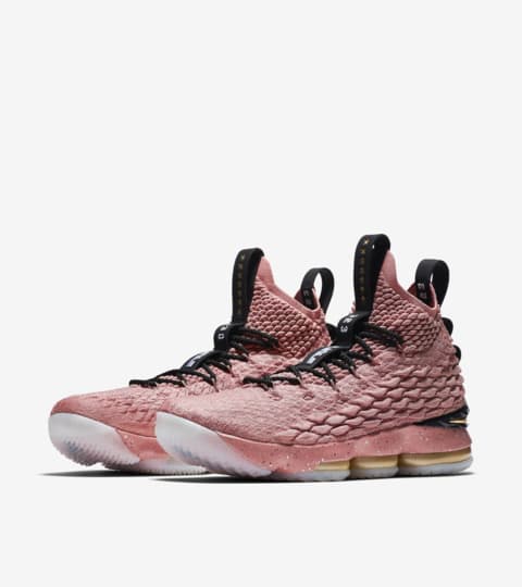 lebron 15 rust pink