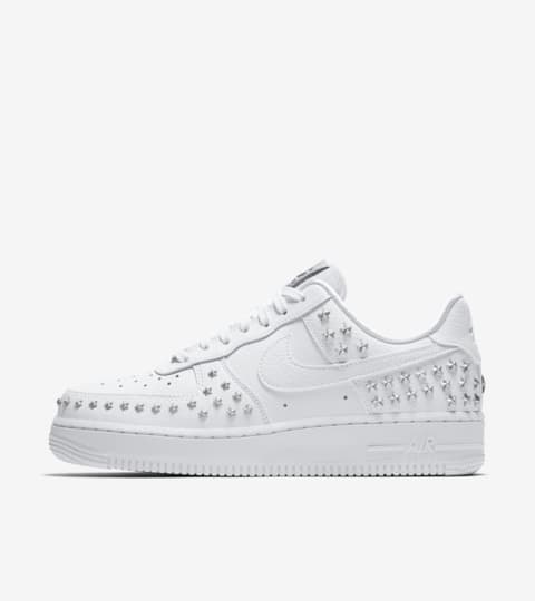 nike air force 1 star studded white 