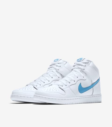 nike sb dunk high blanche