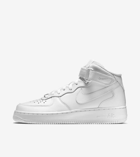 air force 1 mid white womens