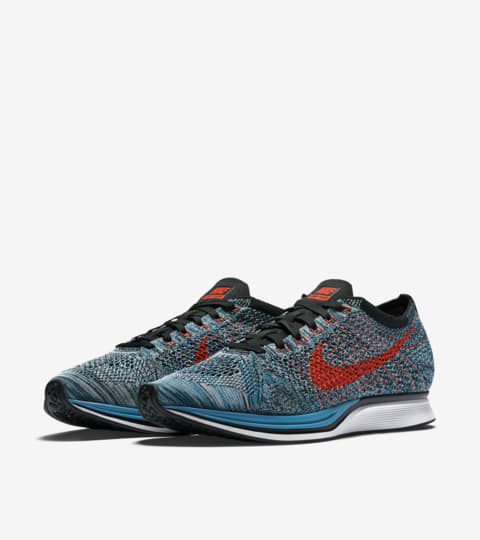 nike flyknit racer neo turquoise