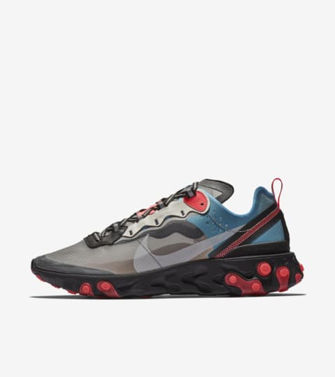 react element 87 total orange on feet