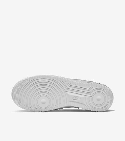 nike air force 1 star studded white