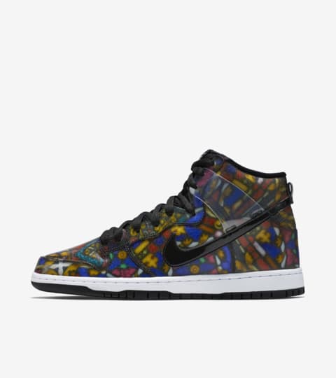 nike sb dunk stained glass