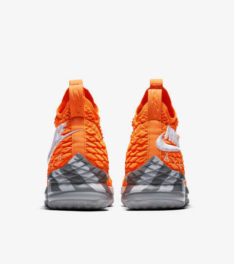 lebron 15 orange box for sale