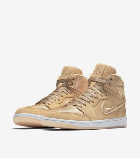 peach and black jordan 1